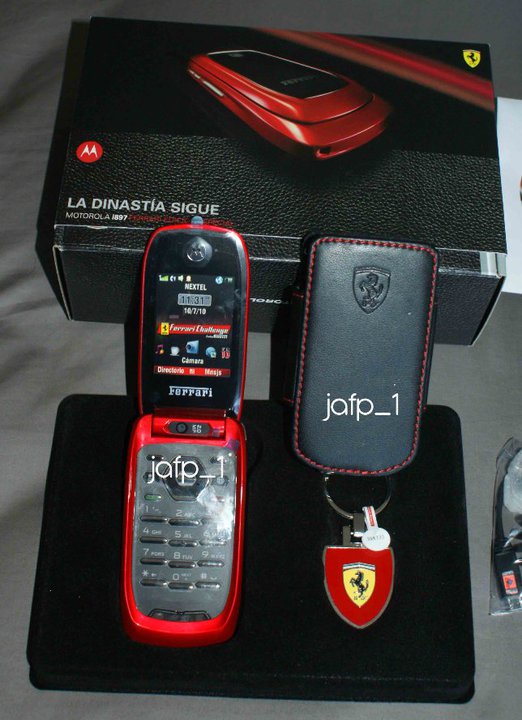 For Sale Red Yellow Ferrari Motorola i897 Phones for sale PDA for sale