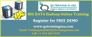 Hadoop Online Training in USA    