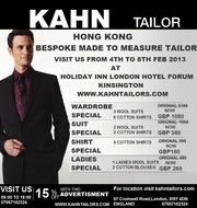 Custom Tailored Suit & Shirt - kahntailors.com