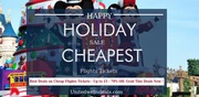 Happy Holiday Sale On Cheapest Flight Tickets