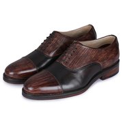 Buy online Hancrafted Italian Captoe Oxford Dress Shoes for Men from L