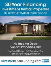  30 Year Rental Property Financing – Refi Cash Out Up To $2, 000, 000 – 