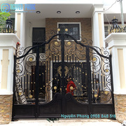 Custom Luxury Wrought Iron Driveway Gates