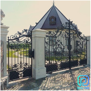 Wrought Iron Gates With Manual And Automatic Functions