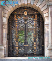 Galvanized wrought iron entry doors - The most elegant designs