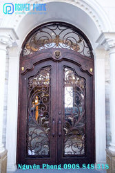 Handcrafted Classic Wrought Iron Entry Doors
