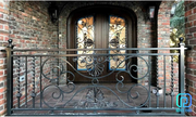 Classy Wrought Iron Exterior Railings For Stairs,  Decks,  Porches