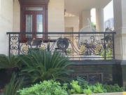 Hand-forged wrought iron balcony railings from Vietnam