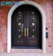 Custom-designed Wrought Iron Front Doors