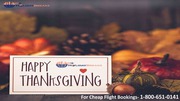 Cheap Flight offers before Thanksgiving on HolidayBreakz