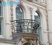 Vintage wrought iron balcony railing manufacturer
