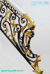Luxury wrought iron stair railing wholesale