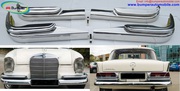 Mercedes W111 W112 Fintail Saloon bumpers (1959 - 1968)	