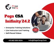 Live Pega CSA Infinity'24.2 Weekend Online Batch for IT Professionals 